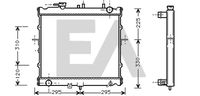 EACLIMA 31R36069 - Radiador, refrigeración del motor