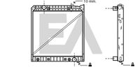 EACLIMA 31R45024 - Radiador, refrigeración del motor