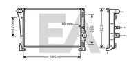 EACLIMA 31R40021 - Radiador, refrigeración del motor