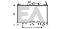 EACLIMA 31R36072 - Radiador, refrigeración del motor