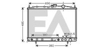 EACLIMA 31R36073 - Radiador, refrigeración del motor