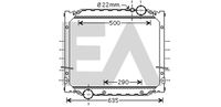 EACLIMA 31R47020 - Radiador, refrigeración del motor