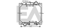 EACLIMA 31R45073 - Radiador, refrigeración del motor