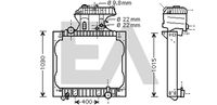 EACLIMA 31R47017 - Radiador, refrigeración del motor