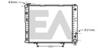 EACLIMA 31R50065 - Diámetro de salida 1 [mm]: 35<br>Calidad: Premium<br>Diámetro de entrada 1 [mm]: 35<br>Tipo radiador: Aletas refrigeración soldadas<br>Restricción de fabricante: BEHR<br>Profundidad de red [mm]: 42<br>Longitud de red [mm]: 610<br>Ancho de red [mm]: 485<br>Material: Aluminio<br>Material: Plástico<br>