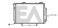 EACLIMA 31R50076 - Radiador, refrigeración del motor