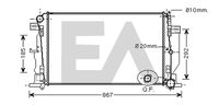 EACLIMA 31R50088 - Radiador, refrigeración del motor