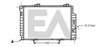 EACLIMA 31R50142 - Diámetro de salida 1 [mm]: 36<br>Calidad: ALTERNATIVO<br>Diámetro de entrada 1 [mm]: 36<br>Tipo radiador: Aletas refrigeración soldadas<br>Profundidad de red [mm]: 32<br>Longitud de red [mm]: 615<br>Ancho de red [mm]: 405<br>Material: Aluminio<br>Material: Plástico<br>