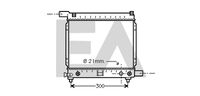 EACLIMA 31R50055 - Radiador, refrigeración del motor