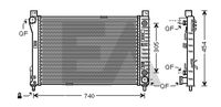 EACLIMA 31R50082 - Radiador, refrigeración del motor