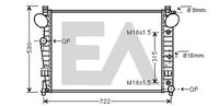 EACLIMA 31R50155 - Radiador, refrigeración del motor