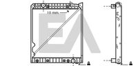 EACLIMA 31R45032 - Diámetro de salida 1 [mm]: 65<br>Calidad: Premium<br>Diámetro de entrada 1 [mm]: 65<br>Tipo radiador: Aletas refrigeración soldadas<br>Restricción de fabricante: BEHR<br>Profundidad de red [mm]: 52<br>Longitud de red [mm]: 902<br>Ancho de red [mm]: 808<br>Material: Aluminio<br>Material: Plástico<br>