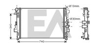 EACLIMA 31R50173 - Radiador, refrigeración del motor