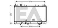 EACLIMA 31R51087 - Radiador, refrigeración del motor