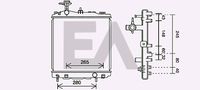 EACLIMA 31R51120 - Radiador, refrigeración del motor