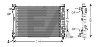 EACLIMA 31R50184 - Diámetro de salida 1 [mm]: 44<br>Calidad: ALTERNATIVO<br>Diámetro de entrada 1 [mm]: 44<br>Tipo radiador: Aletas refrigeración soldadas<br>Técnica conexión: Conexi�n r�pida<br>Restricción de fabricante: VALEO<br>Profundidad de red [mm]: 26<br>Longitud de red [mm]: 647<br>Ancho de red [mm]: 408<br>Material: Aluminio<br>Material: Plástico<br>