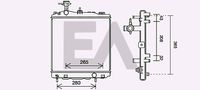 EACLIMA 31R51121 - Radiador, refrigeración del motor