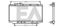 EACLIMA 31R52049 - Radiador, refrigeración del motor