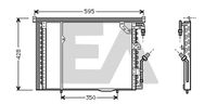 EACLIMA 30C50005 - Condensador, aire acondicionado