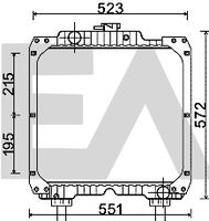 EACLIMA 31R53002 - Radiador, refrigeración del motor