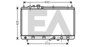 EACLIMA 31R52068 - Radiador, refrigeración del motor