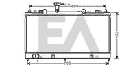 EACLIMA 31R52067 - Radiador, refrigeración del motor