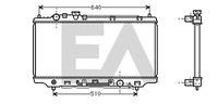 EACLIMA 31R52045 - Radiador, refrigeración del motor