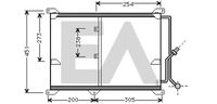 EACLIMA 30C50006 - Condensador, aire acondicionado