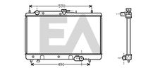 EACLIMA 31R52038 - Radiador, refrigeración del motor