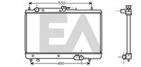 EACLIMA 31R52131 - Radiador, refrigeración del motor