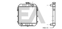 EACLIMA 31R54004 - Radiador, refrigeración del motor