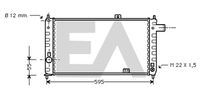 EACLIMA 31R54028 - Radiador, refrigeración del motor