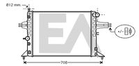 EACLIMA 31R54184 - Radiador, refrigeración del motor