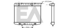 EACLIMA 31R54093 - Radiador, refrigeración del motor