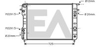 EACLIMA 31R54164 - Radiador, refrigeración del motor