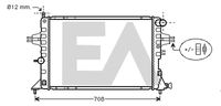 EACLIMA 31R54188 - Radiador, refrigeración del motor