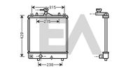 EACLIMA 31R54196 - Radiador, refrigeración del motor