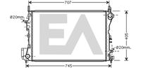 EACLIMA 31R54210 - Radiador, refrigeración del motor