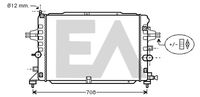 EACLIMA 31R54125 - Radiador, refrigeración del motor