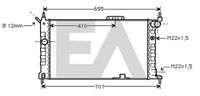 EACLIMA 31R54059 - Radiador, refrigeración del motor