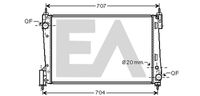 EACLIMA 31R54213 - Radiador, refrigeración del motor