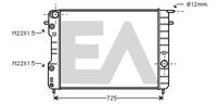 EACLIMA 31R54179 - Radiador, refrigeración del motor