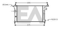 EACLIMA 31R54159 - Radiador, refrigeración del motor