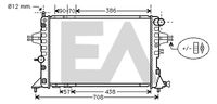 EACLIMA 31R54195 - Diámetro de salida 1 [mm]: 34<br>Calidad: ALTERNATIVO<br>Diámetro de entrada 1 [mm]: 34<br>Tipo radiador: Aletas refrigeración unidas mecánicamente<br>Restricción de fabricante: BEHR<br>Profundidad de red [mm]: 34<br>Longitud de red [mm]: 602<br>Ancho de red [mm]: 351<br>Material: Aluminio<br>Material: Plástico<br>