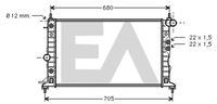 EACLIMA 31R54172 - Radiador, refrigeración del motor