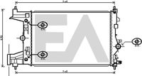 EACLIMA 31R54236 - Radiador, refrigeración del motor