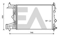 EACLIMA 31R54233 - Radiador, refrigeración del motor