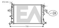 EACLIMA 31R54182 - Radiador, refrigeración del motor