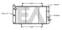 EACLIMA 31R55026 - Radiador, refrigeración del motor