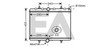 EACLIMA 31R55123 - Radiador, refrigeración del motor